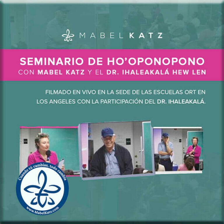 Seminario de Ho'oponopono en las escuelas ORT con el Dr. Ihaleakalá Hew Len